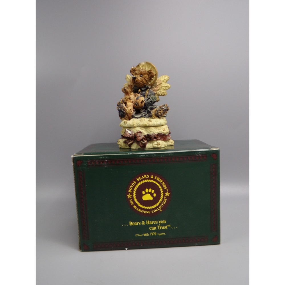 Boyds‎ Bears & Friends Angelica The Guardian Bearstone Figurine in Box